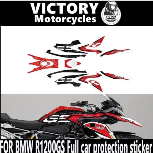 FOR BMW R1200GS Adventure R1200 ADV Motorcycle Decal Protective Cover 2014 2015 2016 2017 Guard Plate Fairing Fender Fuel Tank U