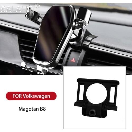 For VW Volkswagen Magotan B8 Car Special Mobile Phone Holder GPS Stand Air Vent Mount Cradle Smartphone Bracket Auto Accessories