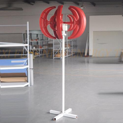 Vertical Axis Wind Turbine Generator VAWT 200W 12VDC Light and Portable Wind Generator