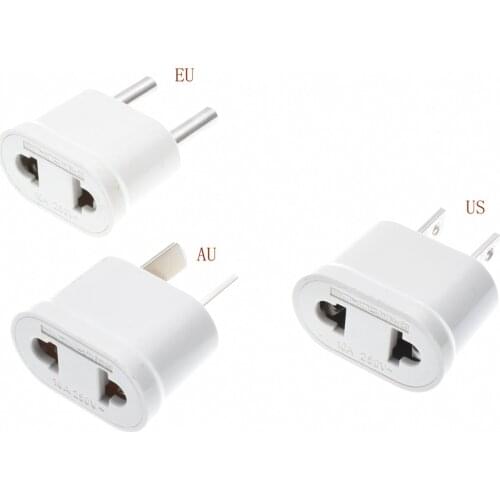 US To EU European Plug Adapter EU To US American AC Travel Power Adapter Converter Electrical Power Charger Sockets Outlet