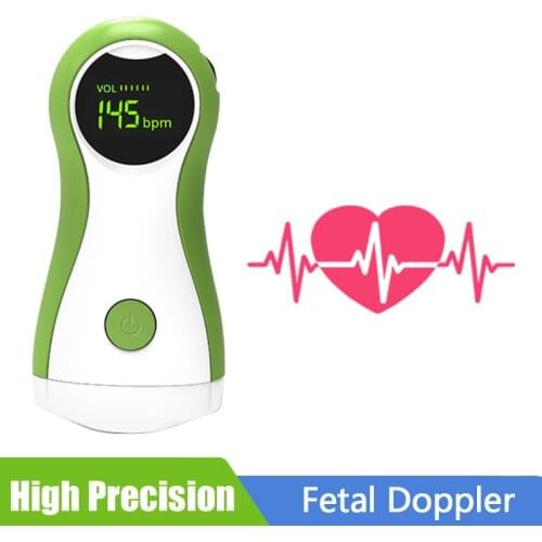 Fetus Doppler Detector Fetal Doppler Ultrasound Baby Heart Rate Detector Pregnancy Sonar Doppler Pregnant Women Fetals Monitors