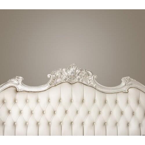 Baroque bed headboard tufted bed photography backdrop thin vinyl photo studio background wallpaper F-2523
