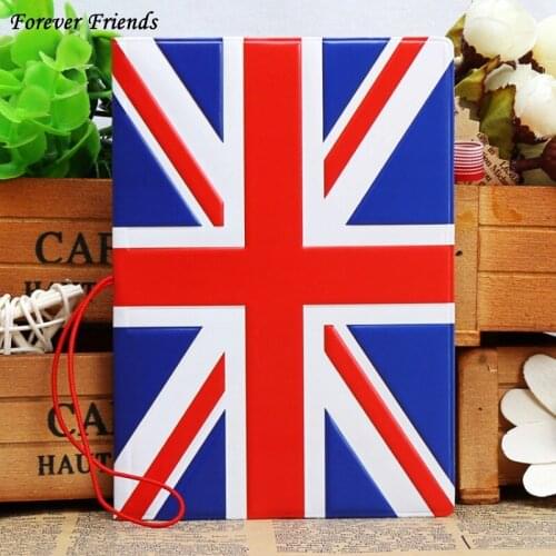 ForeverFriends National Flag Passport Holder PU Lear Passport Cover Travel Card Case for abroad
