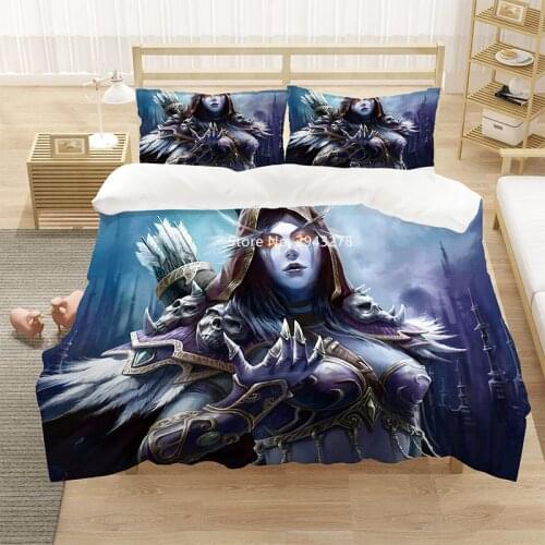 Hot Game Printed Bedding Home Textile US/European/UK Size Comfortable Quilt Cover Pillowcase Adult Children Bedroom Decoration