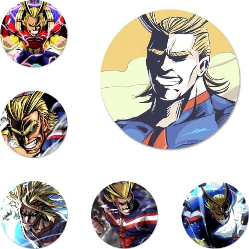My Hero Academia All Might Badge Brooch Pin Accessories For Clothes Backpack Decoration gift