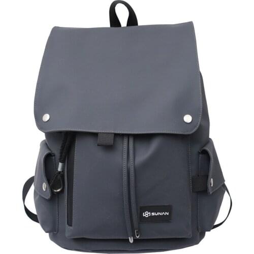 Korean version clamshell student computer schoolbag male large-capacity campus high school men women leisure student backpack