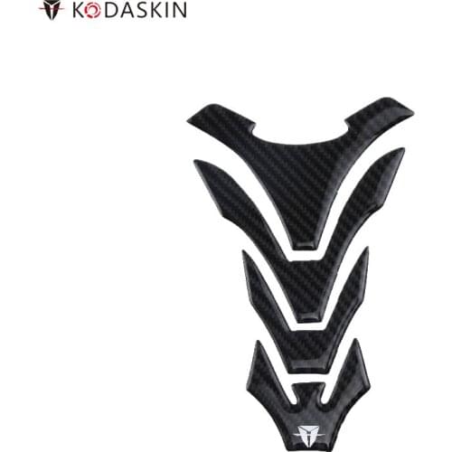 KODASKIN Tank Pad Stickers Protectors 3D Carbon Fiber fit for YAMAHA R1 R6 R3 MT09 MT07 MT03