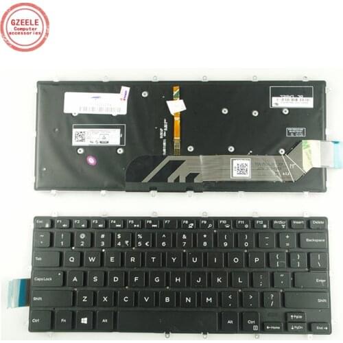 New English Laptop Backlit keyboard for Dell Inspiron 15 5568 7569 7579 7378 7368 2-in-1 13-5000 5368 5378 with backlight