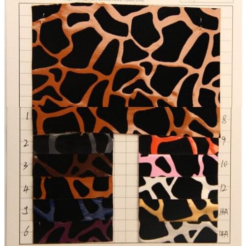 New flocking 100% high quality leather material leopard leather faux leather PU fabric factory wholesale