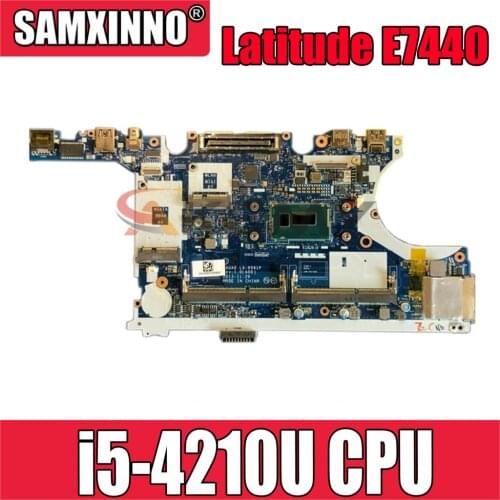 Original Laptop motherboard For DELL Latitude E7440 i5-4210U Mainboard CN-060NK7 060NK7 LA-9591P SR1EF DDR3