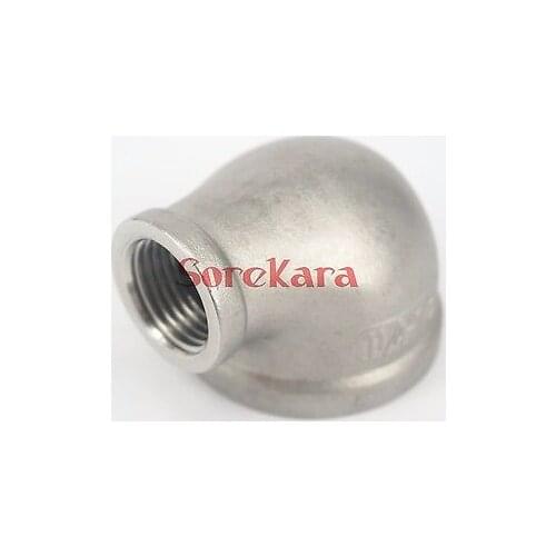 1-1/4" BS To 1/2" BSP Female 304 Stainless Steel Reducing Elbow Connector Pipe Fitting water oil air