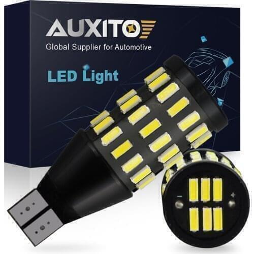 2Pcs W16W LED Lights Bulbs White 6500K T15 921 T16 12V 24V For W204 W203 W211 Mercedes Benz Auto Reverse Tail Lamps Accessories