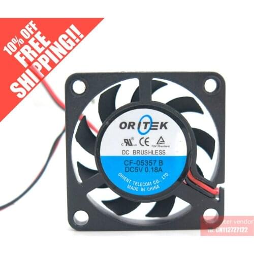 ORIENT CF-05357B 5V 0.18A 3507 silent slim ball bearing cooling fan