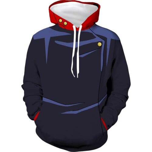 Anime New Jujutsu Kaisen Yuji Itadori Hoodie Clothing Fashion Gojo Satoru Men Women Coat Jacket Cosplay Sweatshirts