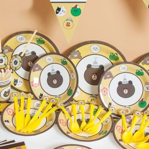 TREASURE TREE Disposable Tableware For Holidays