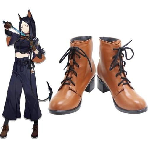 Arknights Dobermann Cosplay Shoes Boots Halloween Carnival Cosplay Costume Accessories Custom Made Any Size