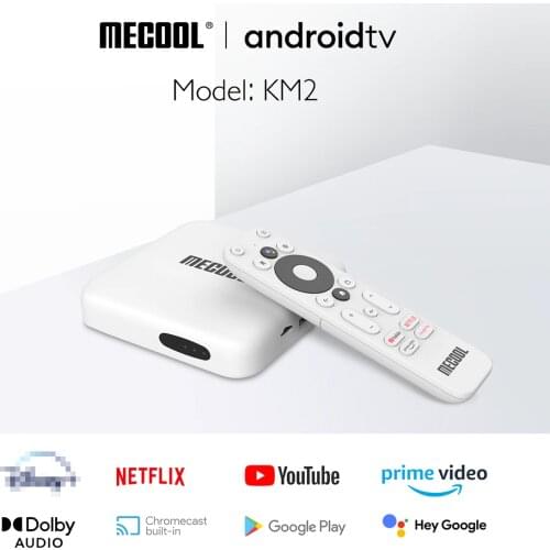 20PCS Mecool KM2 For Netflix 4K Android TV Box Amlogic S905X2 2GB DDR4 USB3.0 SPDIF Ethernet WiFi Prime Video HDR 10 Widevine L1