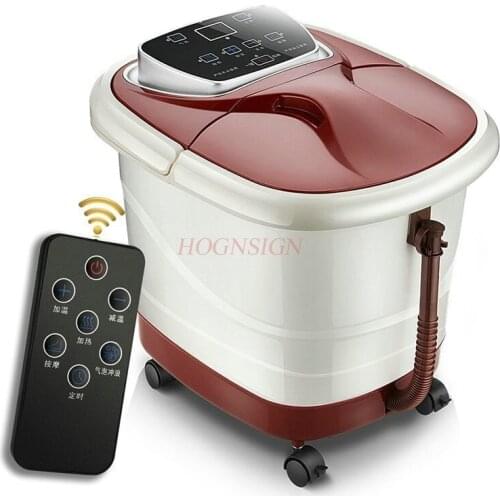 Feet Tub Automatic Footbath Electric Massager Heating Leg Bath Foam Plantar Barrel Foot Massage Machine Home Thermostat
