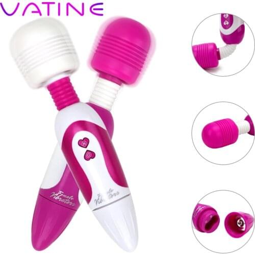 VATINE 30 Modes Vibrator AV Stick Clit Stimulator Vaginal Massage Stimulation Sex Toys for Women Breast Massager Adult Products