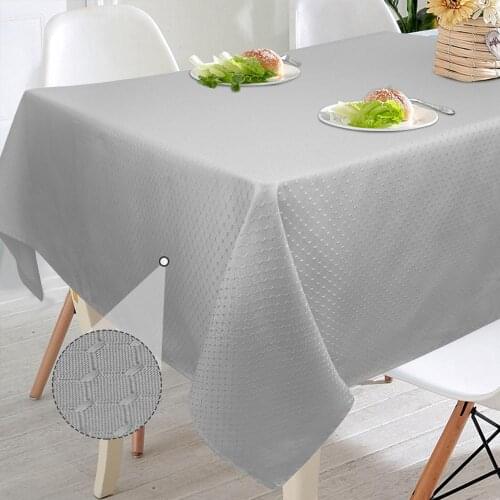 VCVCOO Jacquard Tablecloths On The Table