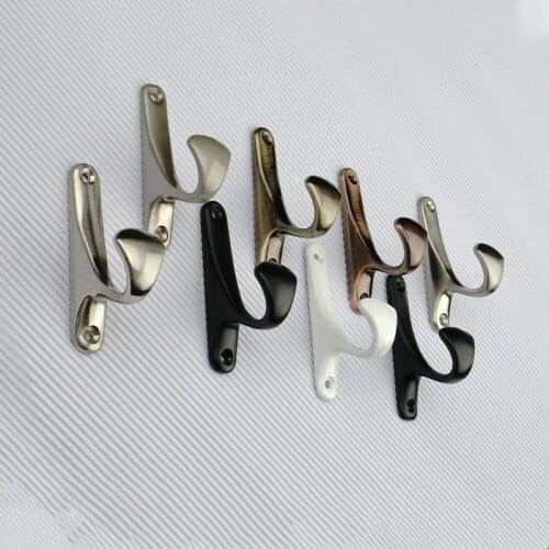 Aluminum Alloy Clothes Hanger Wall Hooks Kitchen Room Cloth Towel Rack Coat Hat Hanger Keys Creative Hook Furniture Hardware