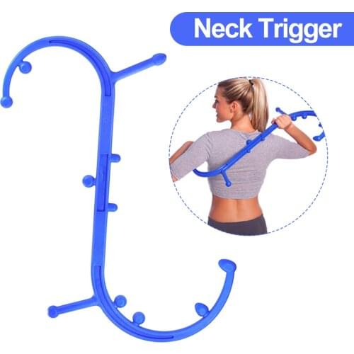 1Pc Trigger Point Self Massage Stick Hook Body Muscle Relief Original Back Massager Therapeutic Tools
