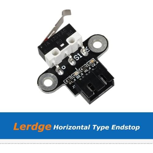 10pcs/Lot 3D Printer Parts Lerdge Endstops Horizontal Type Limit Switch With 1m Cable