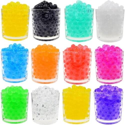 3000 water droplets 12 bags of crystal soil water droplets for flower/wedding/decorative polymer water drop growth squishy toy