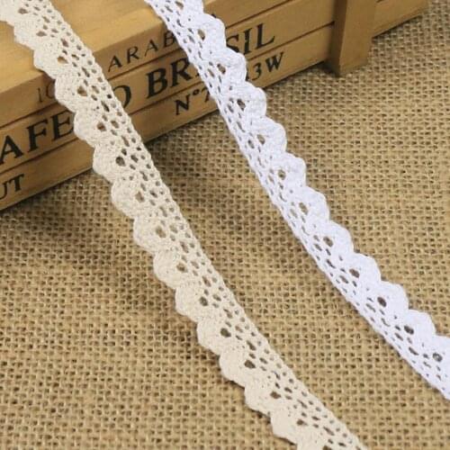 50/40/30/20/10/5 Yards 1.5cm Lace Ribbon Dentelle Garment Sewing Accessories Wedding Decoration Lace Trim Scrapbooking Craft