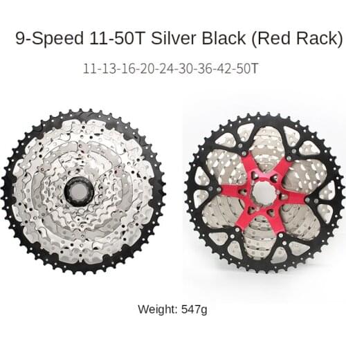 Sunshine-sz Bicycle 9 Speed Velocidade flywheel 30/32/36/40/42/46/50T MTB Sprockets for Shimano SRAM Cassette Mountain Road Bike