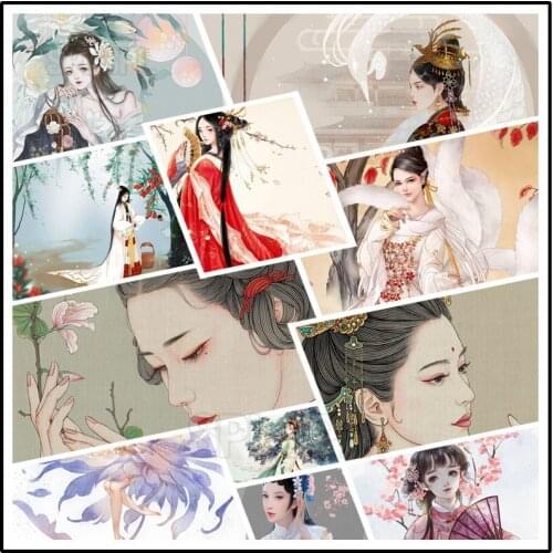 Diamond Painting Anime Girls Chinese Style Ancient Costume Goddess Phoenix Queen Fox Demon Peking Opera Actress Bedroom Picture
