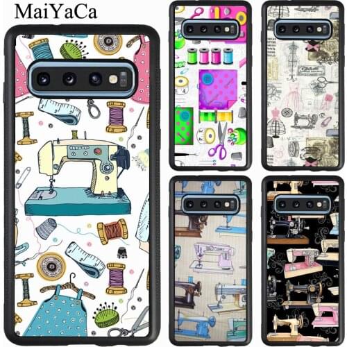 Sewing Machine Case For Samsung Galaxy S20 Plus S10 S9 Note 20 Ultra A51 A71 A31 A21S A20e A40 A50 A70 M31