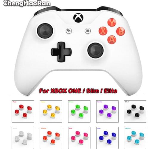 ChengHaoRan For Xbox One Controller ABXY Buttons Mod Kit For XBOX One Slim/Elite Wireless 10 Colors Red White Repair Part