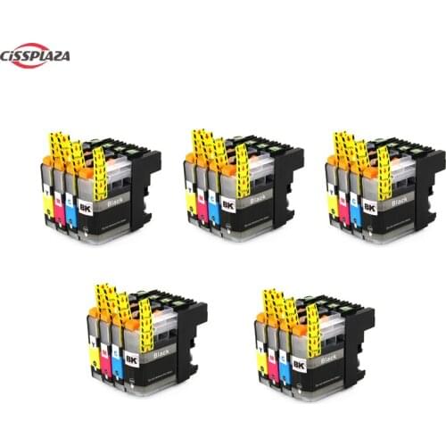 CISSPLAZA 20pcs/5sets LC223xl LC223 Compatible ink cartridge for Brother DCP-J562DW DCP-J4120DW MFC-J480DW MFC-J680DW MFC-J880DW