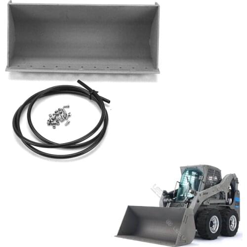 Rc Loader Toys LESU Lynx Hydraulic Loader Modified Upgraded Metal Bucket For 1/14 Remote Control Construction Machinery Model