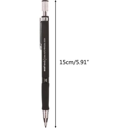 2.0mm 2B Lead Holder Automatic Mechanical Drawing Pencil Draughting Stationery