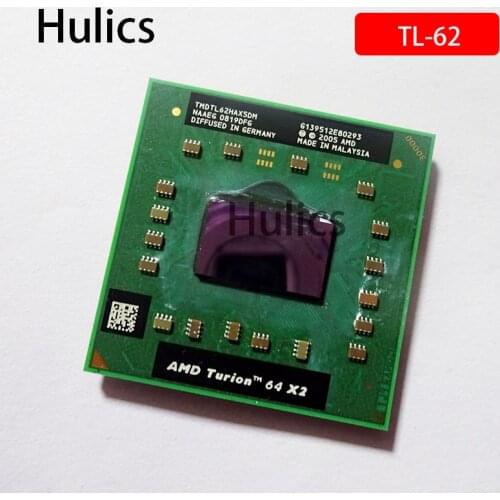 Hulics Original AMD Turion 64 X2 Mobile technology TL-62 TL 62 TL62 2.1 GHz Dual-Core Dual-Thread CPU Processor TMDTL62HAX5DM