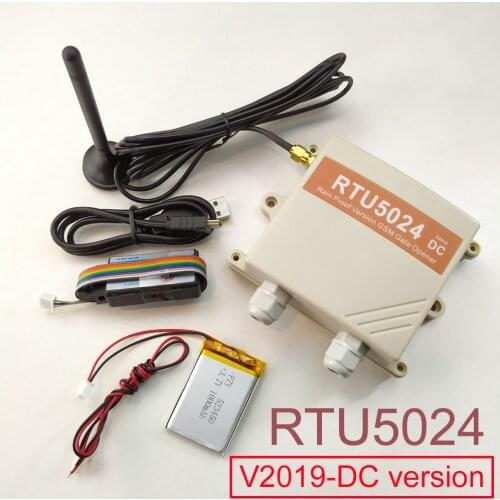 HUOBEI V2019 AC/DC9-36V power input RTU5024 Rain Proof Automatic GSM Gate Opener Inside on board Battery for power failure alert