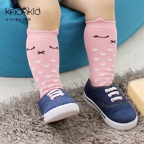 Kacakid 10 Pairs/set tights girls kids cotton kids tights Panda Baby Boys Girls Knee Stockings Infant Baby Tights Stockings