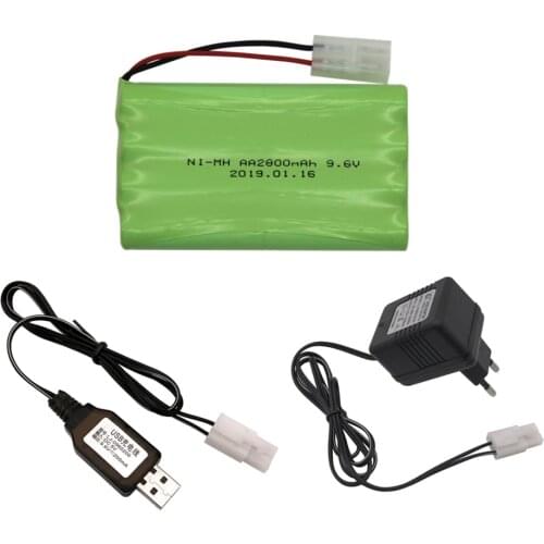 Charger Set 9.6V 2800mAh Remote Controul toy securty faclities AA 9.6v battery Ni-MH battery group Kep-2p Plug/Tamiya Connectors