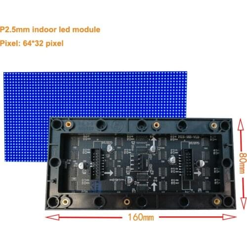 64x32 pixel matrix LED sign RGB P2.5 led module video wall P2.5 P3 P4 P5 P6 P8 P10 indoor screen full color display led mini tv