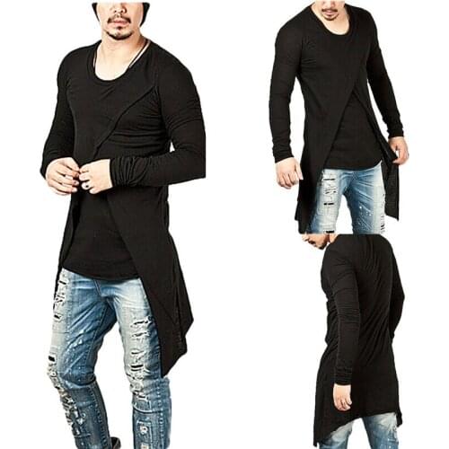 Men Tee Shirt Slim Fit O Neck Long Sleeve Casual Tops T Shirts Fashion