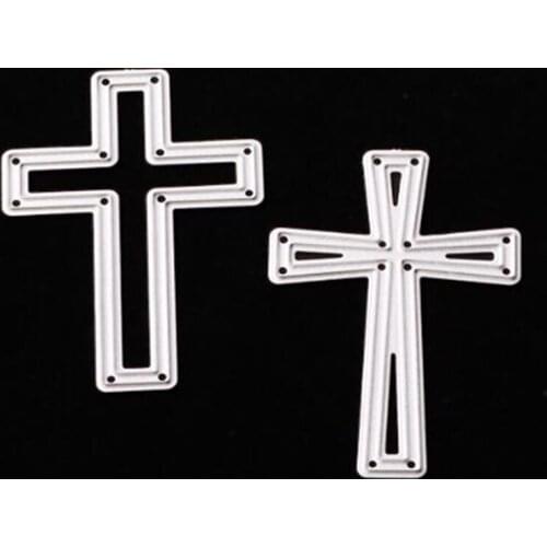 SCD287 Lover Cross Metal Cutting Dies For Scrapbooking Stencils DIY Album Cards Decoration Embossing Folder Craft Die Cuts Tools