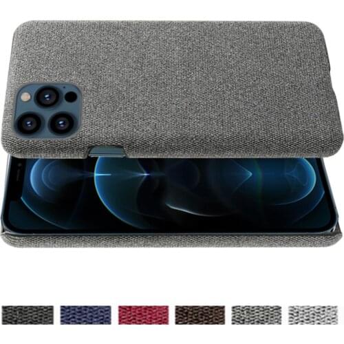 Cloth Texture Fit Case On The For iPhone 13 Pro Funda Luxury Febric Antiskid Cover For Apple iPhone 13pro 6.1" 2021 Capa Coque