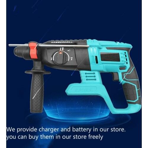 Brushless rechargeable electric hammer impact drill Lithium battery multi-function radio hammer drill