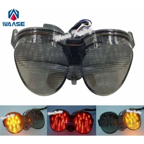 Waase For Yamaha YZF R6 2001 2002 Rear Tail Light Brake Turn Signals Integrated LED Light