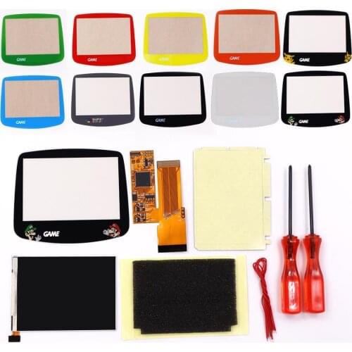 The newest hot 10 Levels High Brightness IPS Backlight Backlit LCD for Nintend GBA Console V2 version without picture tearing