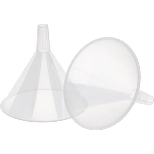 2x Plastic Funnel For Liquid Perfume Oil Filling Empty Containers Tool 150mm