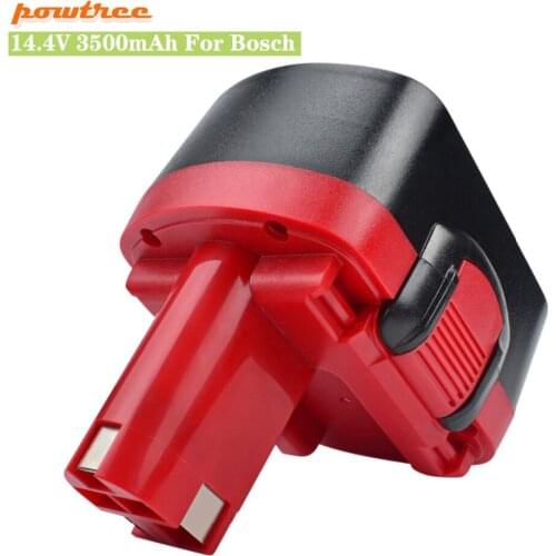 Powtree For Bosch BAT038 14.4V 3500mAh Rechargeable Battery For Bosch Power Tool Batteries Cordless Drill Replacement for 3660CK