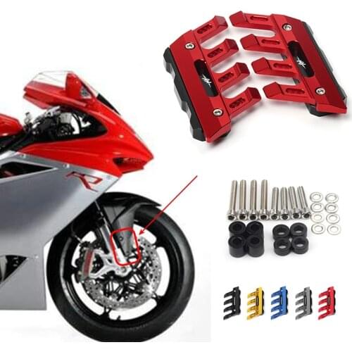 For MV Agusta F3 800/GELEDEN/RC Motorcycle CNC Accessories Mudguard Side Protection Block Front Fender Anti-Fall Slider